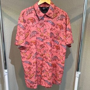 Coral Graphic Men's Shirt
